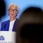 EZB-Präsidentin Christine Lagarde erläutert die Zinswende
