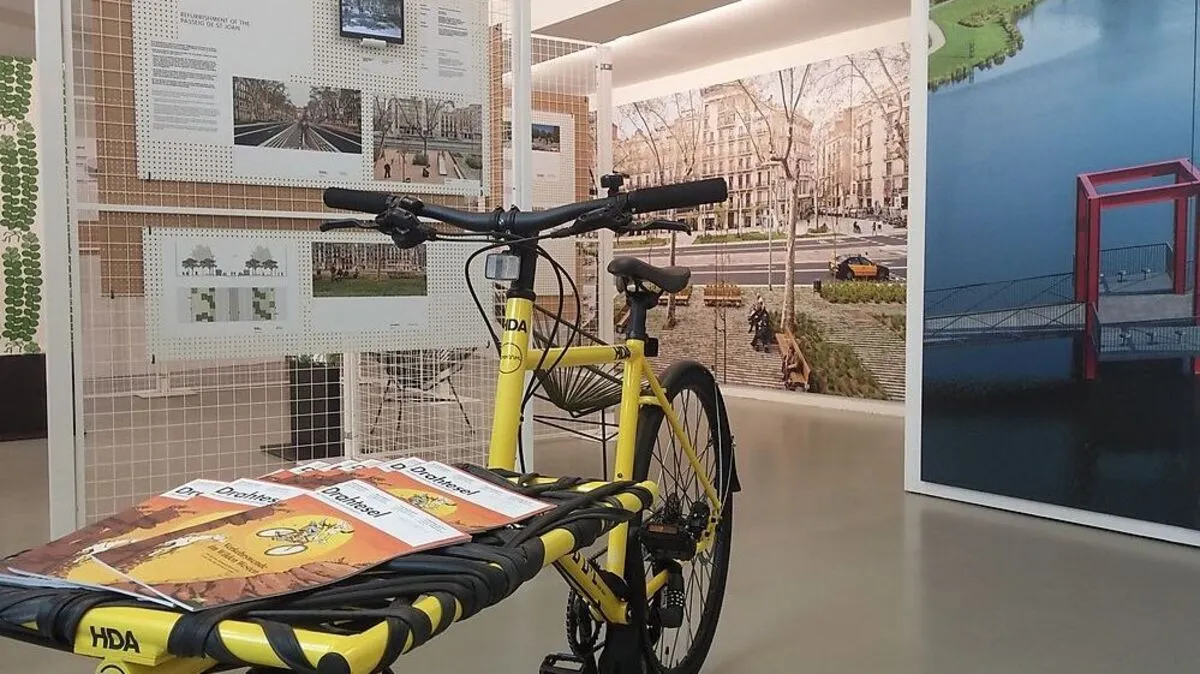 Aus der Ausstellung "Fahr Rad" im Haus der Archiektur