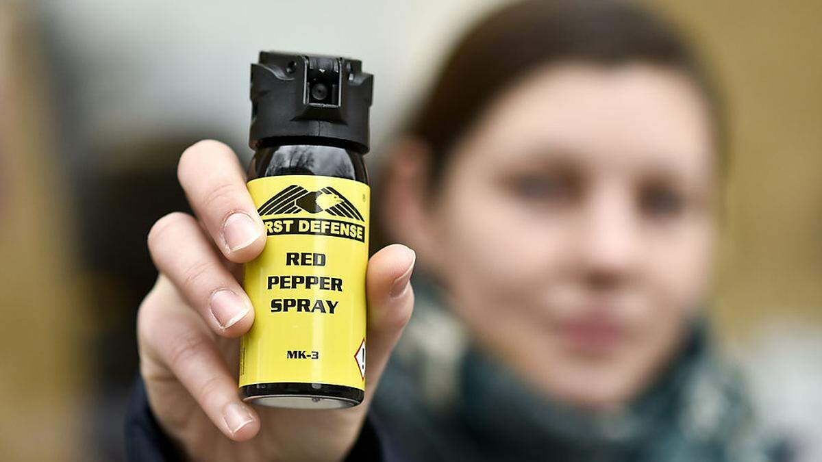 Sujetbild Pfefferspray