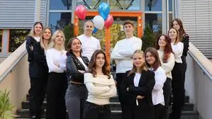 Das zwölfköpfige Maturaballkomitee