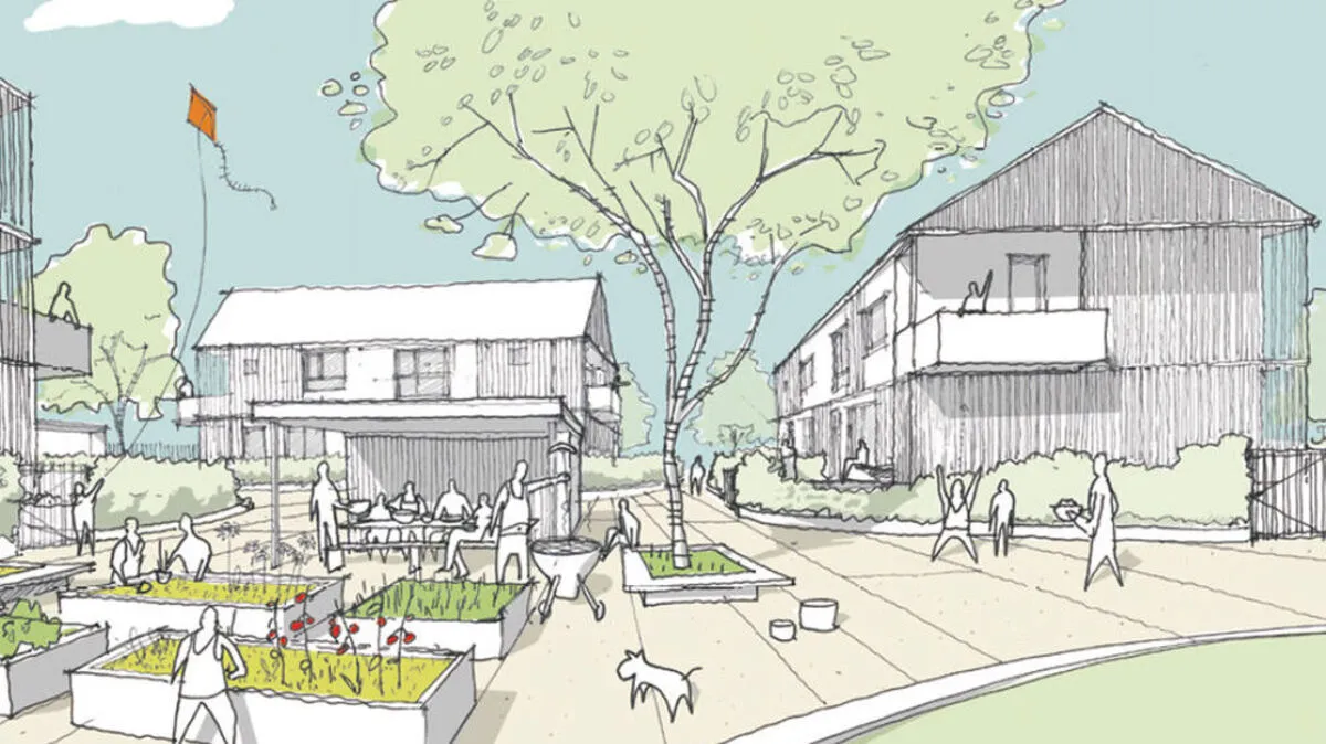 So soll die Grünanger-Siedlung aussehen, für 2022 ist bereits die Fertigstellung geplant