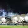 GRAZ,AUSTRIA,06.APR.23 - SOCCER - UNIQA OEFB Cup, SK Sturm Graz vs Linzer ASK. Image shows fans (Sturm) with a choreography and pyrotechnics.
Photo: GEPA pictures/ Chris Bauer