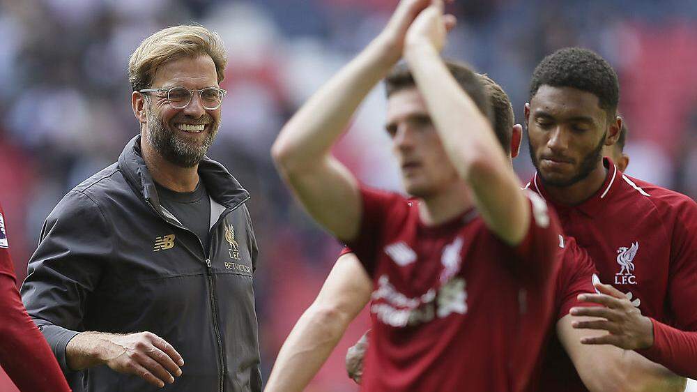 Liverpool-Trainer Jürgen Klopp hat allen Grund zur Freude