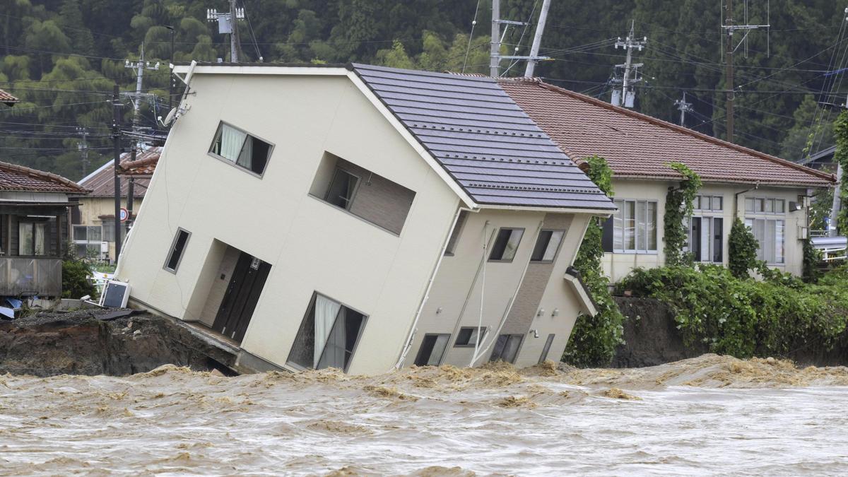 Auf der Halbinsel Noto in der Region Ishikawa wurden die heftigsten ununterbrochenen Regenfälle seit Beginn der Messungen vor knapp 50 Jahren verzeichnet