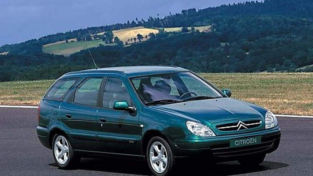 1997 bis 2006: der Citroën Xsara, hier als Kombi Break