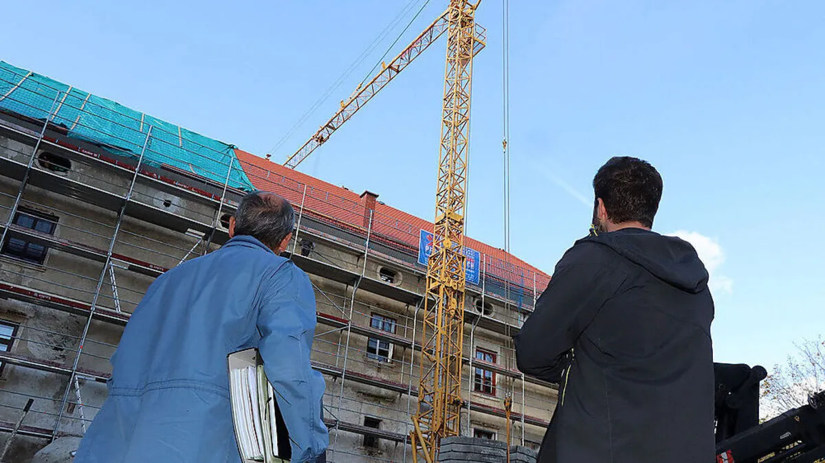 Die Bauarbeiten haben bereits gestartet