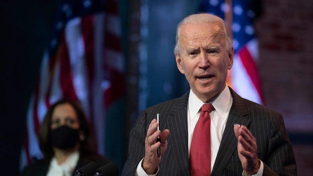 Der gewählte Präsident Joe Biden nennt Donald Trumps Verhalten &quot;beschämend&quot; 