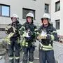 Bei einem Gebäudebrand in Waidhofen an der Ybbs sind vier Katzen gerettet worden.