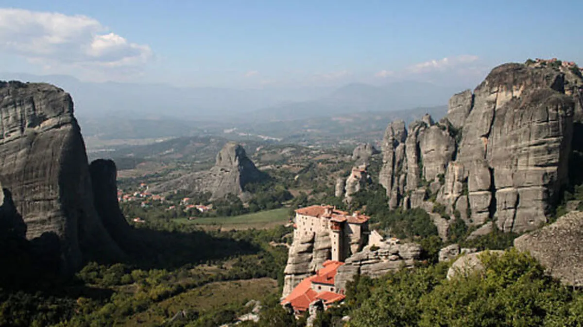 Die weltberühmten Meteora-Klöster im thessalischen Bezirk Trikala zählen zum Weltkulturerbe