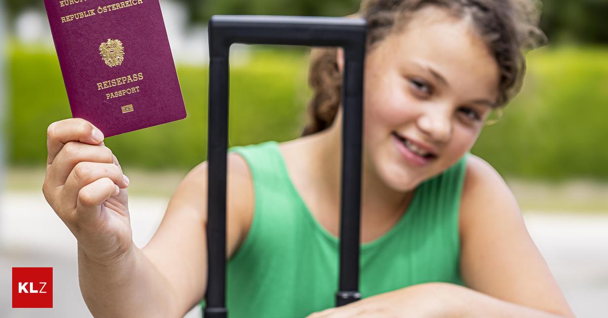 From what age are children allowed to travel abroad alone?
