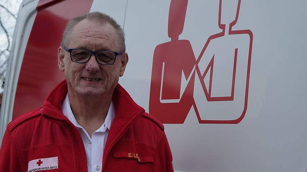 Erich Lenes ist seit 42 Jahren aktives Mitglied beim Roten Kreuz