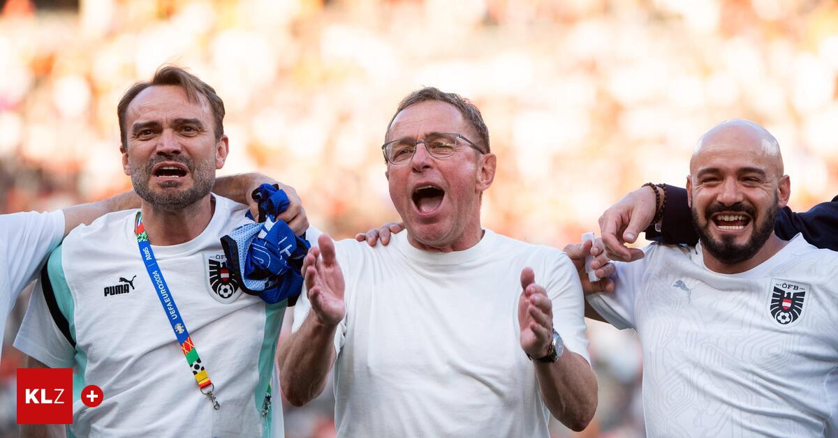 Nach sensationellem Gruppensieg: Ralf Rangnick machte den ÖFB-Stars ...
