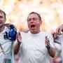 Ralf Rangnick Oesterreich, Trainer und Trainerteam jubelt ueber den Sieg und Einzug in das Achtelfinale als Gruppensieger, GER, Netherlands NED vs Austria AUT, Fussball Europameisterschaft, UEFA EURO, EM, Europameisterschaft,Fussball 2024, Gruppe D, 3. Spieltag, 25.06.2024 GER, Netherlands NED vs Austria AUT, Fussball Europameisterschaft, UEFA EURO 2024, Gruppe D, 3. Spieltag, 25.06.2024 Berlin *** Ralf Rangnick Austria, coach and coaching team celebrate victory and entry into the round of 16 as group winners, GER, Netherlands NED vs Austria AUT , European Football Championship, UEFA EURO 2024, Group D, Matchday 3, 25 06 2024 GER, Netherlands NED vs Austria AUT , European Football Championship, UEFA EURO 2024, Group D, Matchday 3, 25 06 2024 Berlin Copyright: xEibner-Pressefoto/Memmlerx EP_MMR