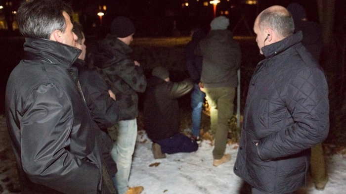 Der Grazer VP-Chef Nagl und VP-Innenminister Sobotka waren mit Polizisten im Volksgarten unterwegs.