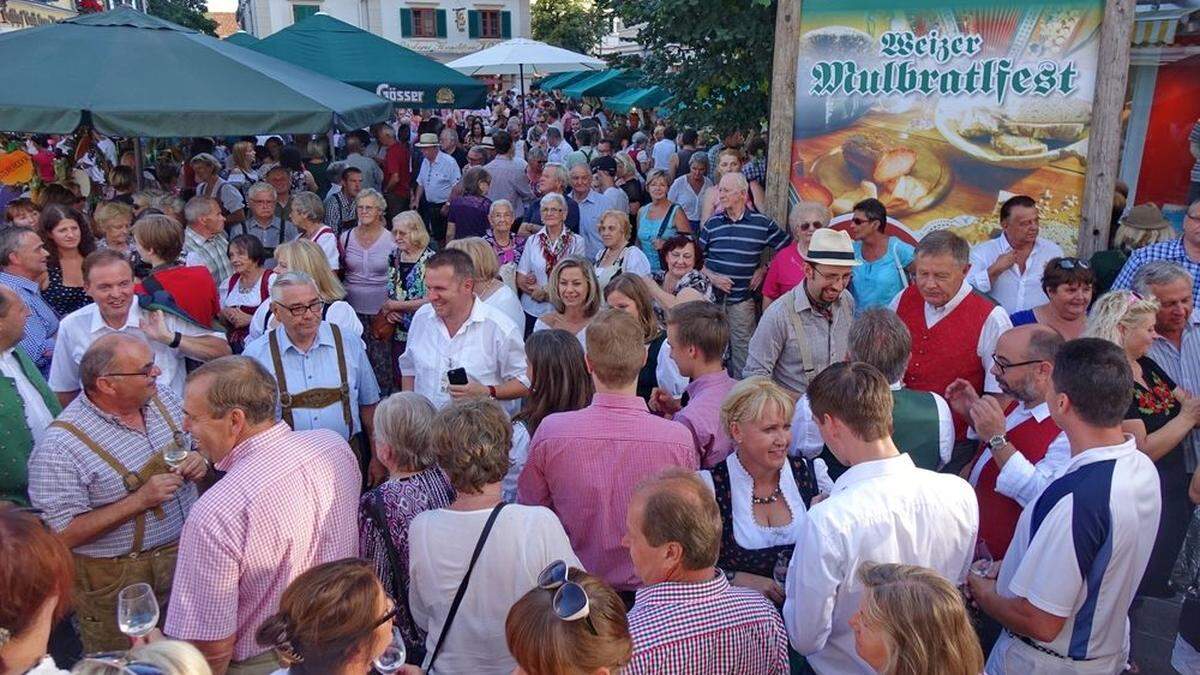 Solche Bilder wie hier beim Mulbratlfest sind in Weiz heuer nicht zu sehen