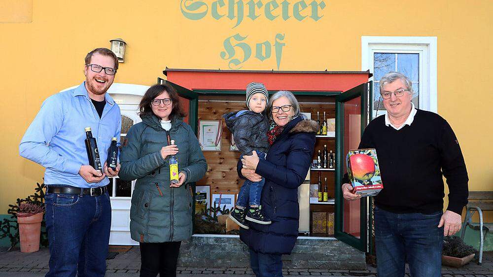 Die Familie Rauter aus Feldkirchen ist mit ihrem Angebot bereits beim neuen Einkaufsführer mit dabei 