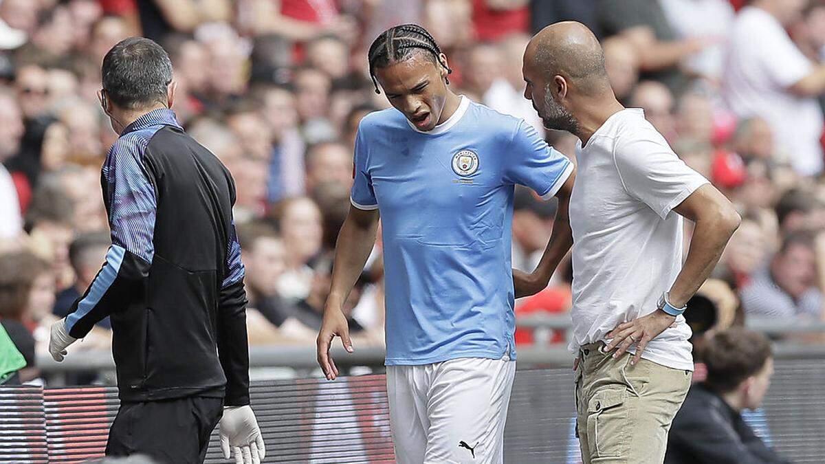 Musste verletzt vom Platz: Leroy Sane