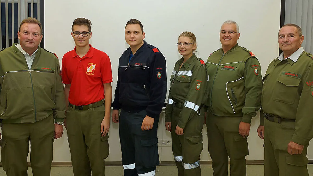 Johann Kaufmann, Lukas Huber, Alexander Brandl, Regina Eder, Roman Fröhlich und Manfred Kaufmann