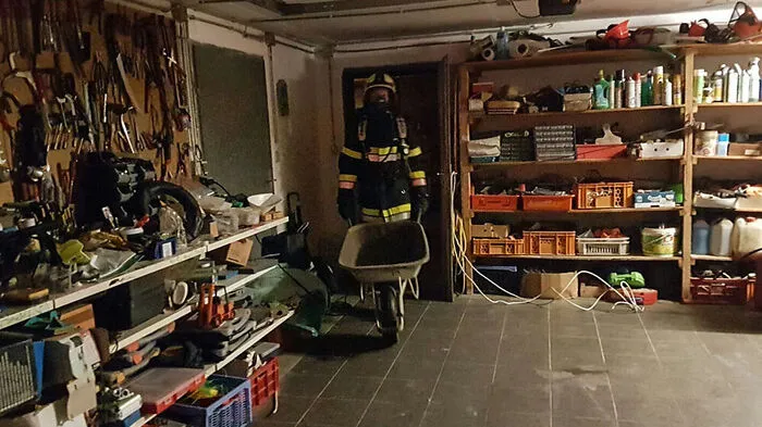 Brandeinsatz im Heizkeller