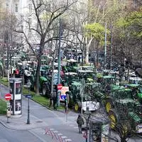 Eine Demonstration des Bündnisses Zukunft Landwirtschaft mit dem Titel „Drei Forderungen an die Bundesregierung: Verpflichtende Herkunftskennzeichnung, Bürokratieabbau, Wertschätzung“ auf der Wiener Ringstraße.