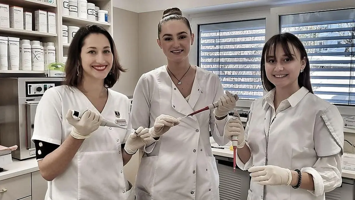 Von links: Sophia Telesko, Lisa Moser und Lara Rogner