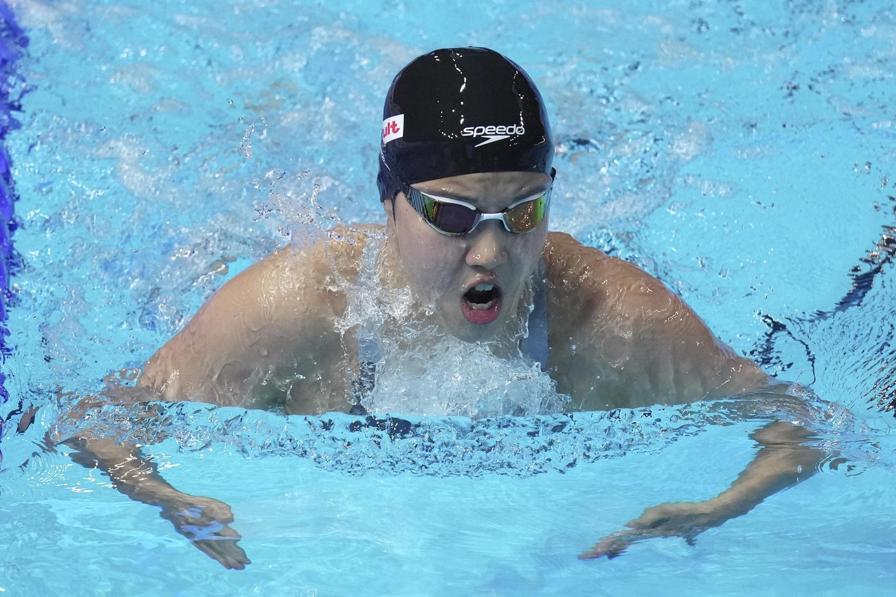 Schwimm-WM: Zwölfjährige verpasst Podium um nur sechs Hundertstel