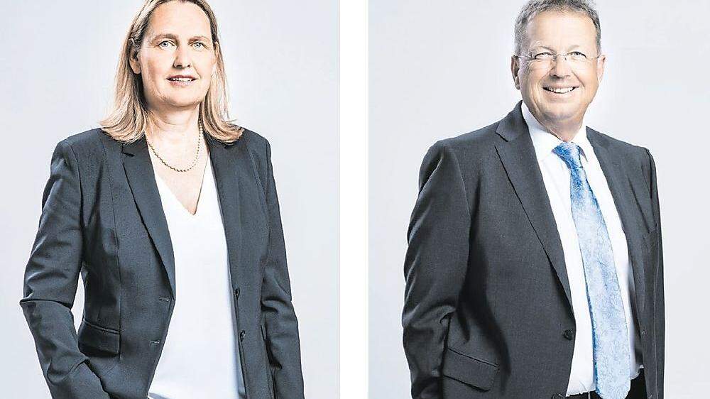 Confida-Geschäftsführerin Alexandra Stangl und Confida-Geschäftsführer Ernst Malleg