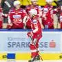 VILLACH,AUSTRIA,10.DEC.21 - ICE HOCKEY - ICE Hockey League, Villacher SV vs Klagenfurter AC. Image shows the rejoicing of Manuel Geier (KAC).
Photo: GEPA pictures/ Wolfgang Jannach