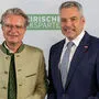 VP-Landeschef Christopher Drexler mit Parteiobmann Karl Nehammer 
