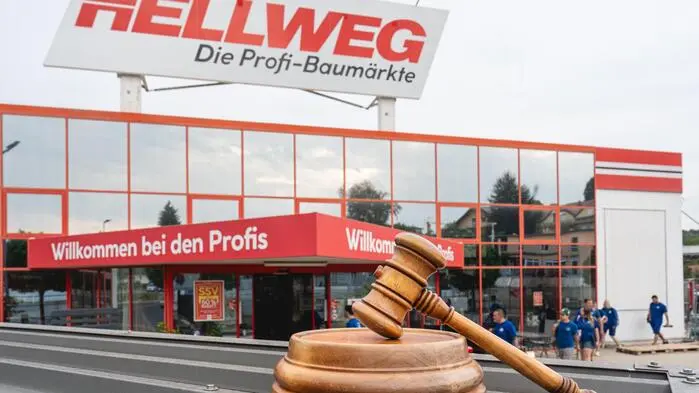 Das gesamte Sortiment der beiden Hellweg-Filialen wird versteigert