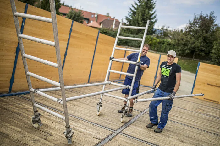 Die Hirter-Hütte wird bald stehen