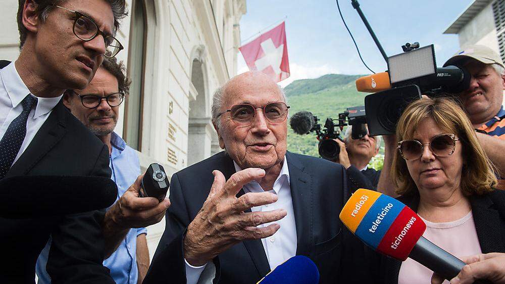 Joseph Blatter bekannte sich vor Gericht unschuldig 