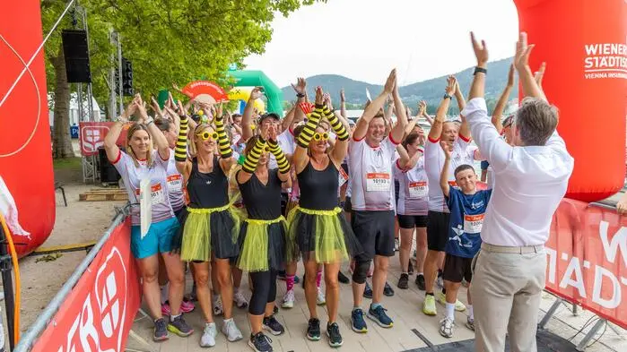 Beim Night Run herrschte schon beste Stimmung