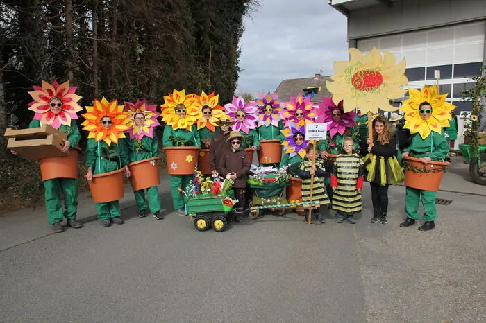 Originelle Kostüme gab es beim Faschingstreiben in St. Martin/Sulmtal zu sehen