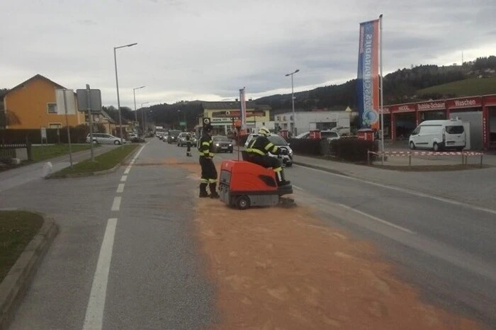 Insgesamt standen zwölf Feuerwehrmänner und -frauen im Einsatz, Kommandant Klaus Gehr fungierte als Einsatzleiter.