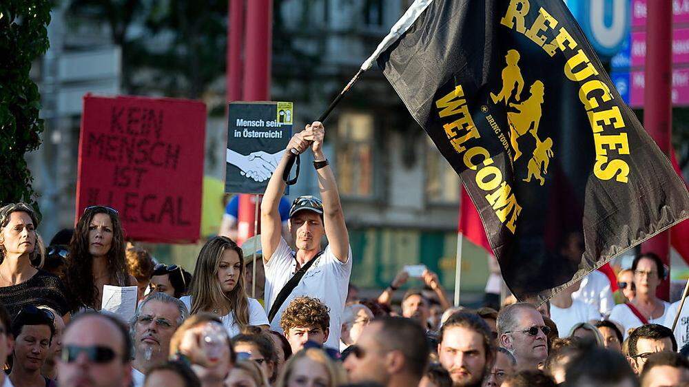 "Refugees Welcome" - Demonstration fand kürzlich in Wien statt