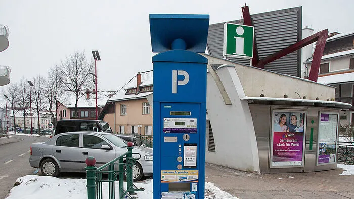 28 Parkautomaten stehen in der Stadt Weiz