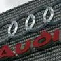 epa05009718 A view of the Audi logo at a dealership in Woodland Hills, California, USA, 03 November 2015. Volkswagen shares fell on 03 November 2015 following accusations from US environmental officials that the carmaker's emissions-cheating scheme included more cars than previously thought.  EPA/MIKE NELSON