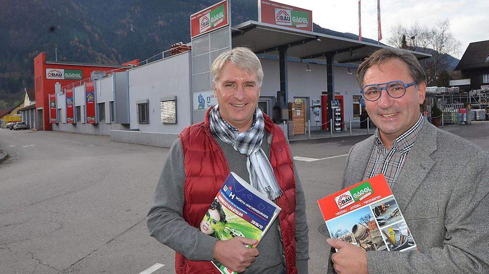 ÖBau-Gaggl von Peter und Klaus Gaggl in Spittal wird bald zur ersten Kärnten-Filiale von Würth-Hochenburger mit Sitz in Innsbruck