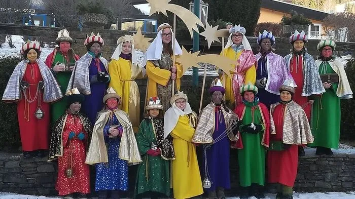 In Rettenegg wurden alle Sternsinger neu eingekleidet