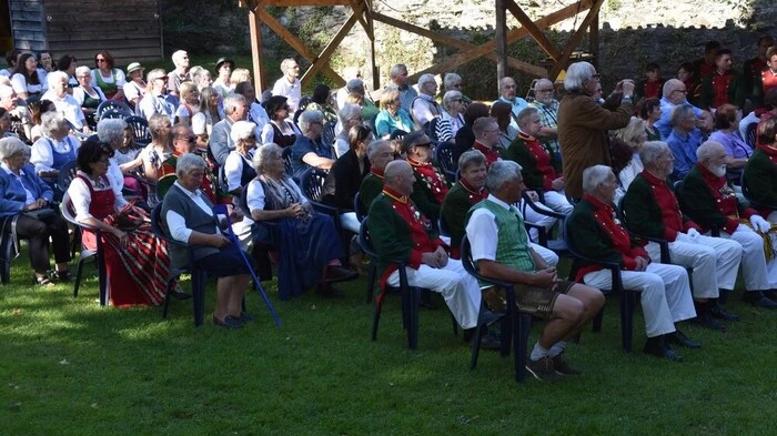 Strahlendes Wetter krönte am 15. August das große Fest der Bürgergarde Murau mit Kommandant Christoph Knapp und Obmann Martin Lienhard.