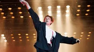 Kraftklub (im Foto Sänger Felix) spielen im März in der Grazer Stadthalle