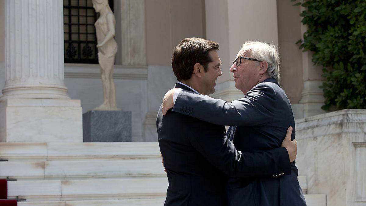 Juncker bei Tsipras 