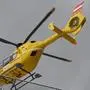 ÖAMTC Helikopter Hubschrauber im LKH KLagenfurt Notfall Christopherus