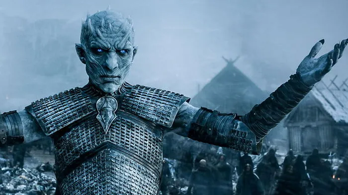 „Game of Thrones“: Vielleicht sitzt am Ende er am Eisernen Thron? Zumindest kältetechnisch hätte der Nachtkönig kein Problem damit