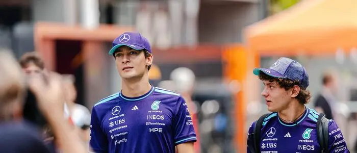 Konkurrenten unter sich: George Russell und Kimi Antonelli