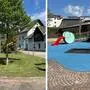 Der Spielplatz in Zauchen besteht aus zwei „Federgeräten“. Am Hans-Gasser-Platz gibt es eine Rutsche und ein Trampolin, aber keine Beschattung
