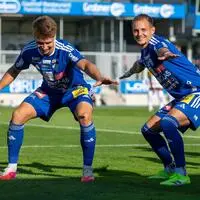Marco Hoffmann und Angelo Gattermayer jubeln