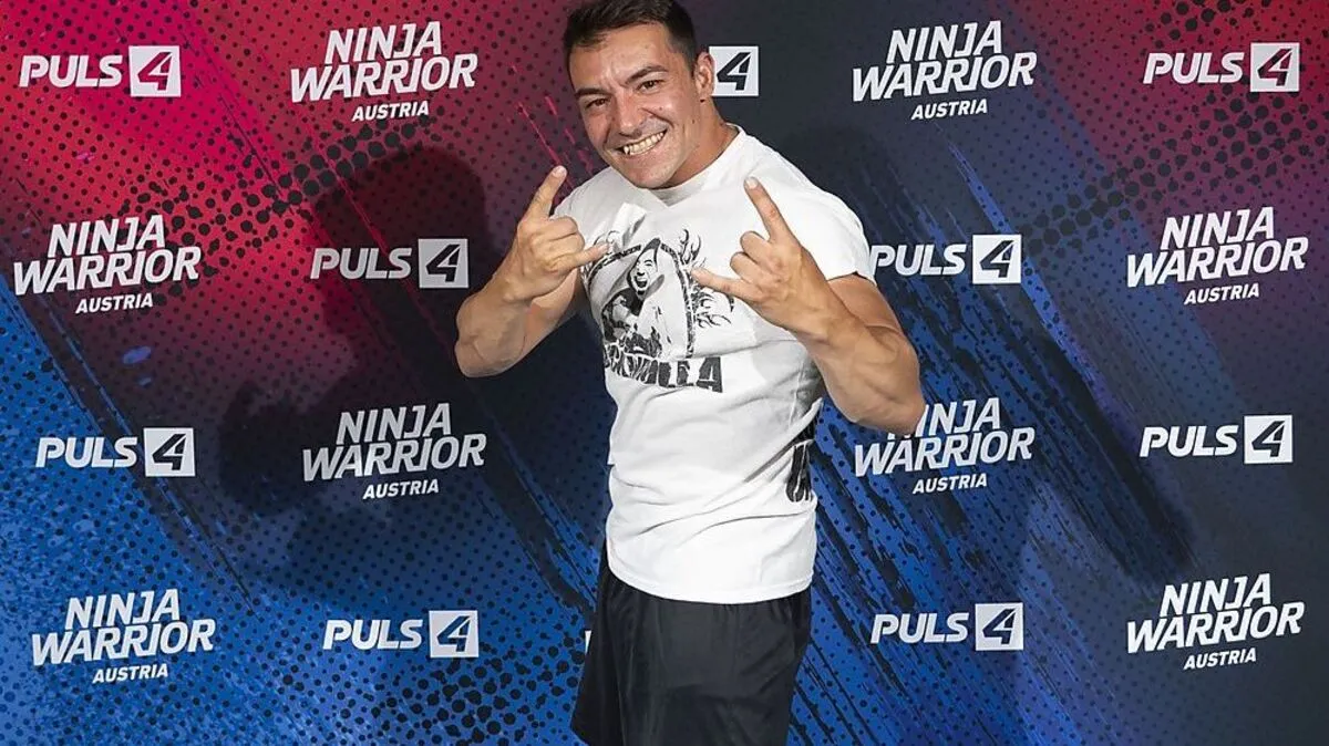 Der Kindberger Philipp Ebner ist am Montag bei Ninja Warrior auf Puls 4 zu sehen