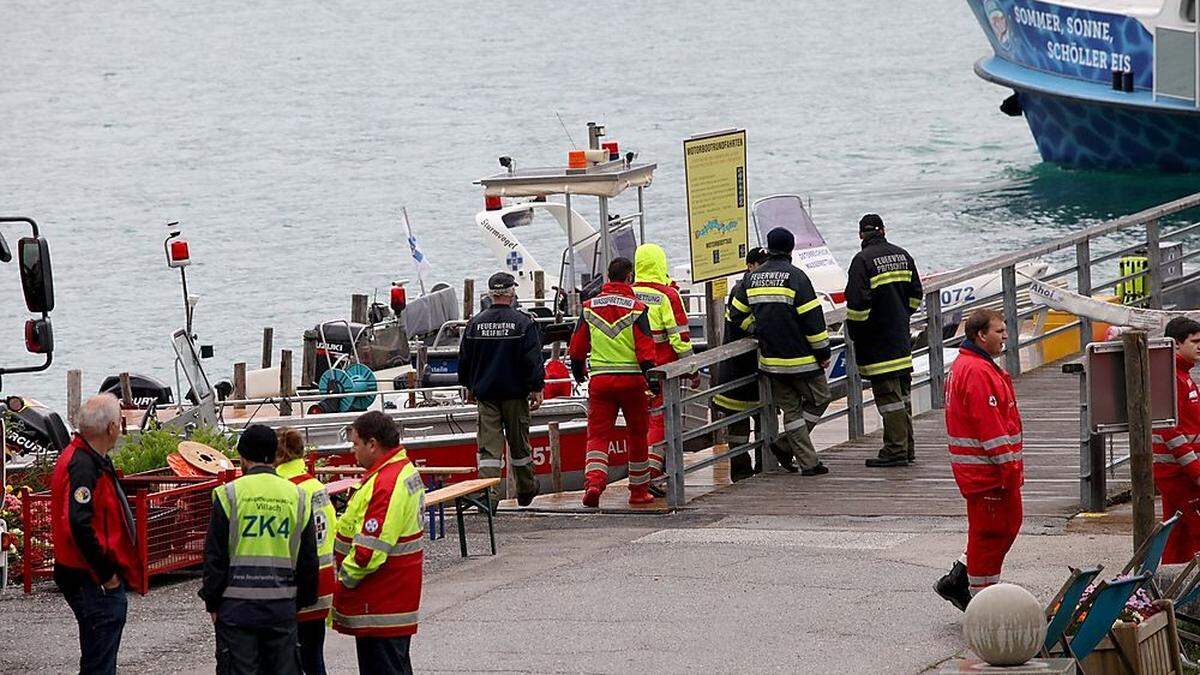 Großeinsatz nach dem Bootsunfall